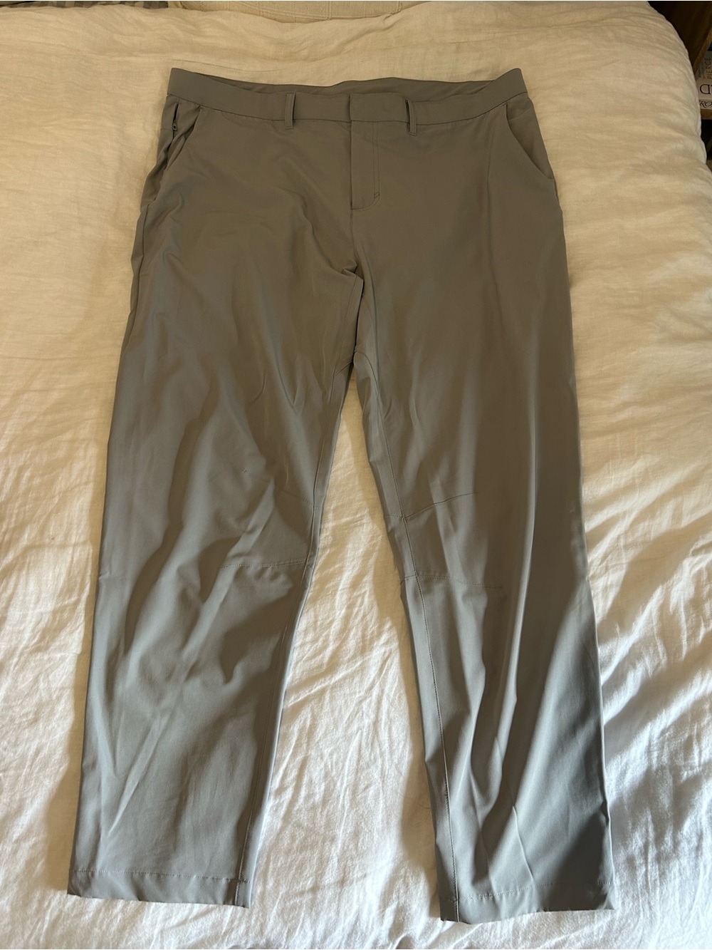 Fabletics Men's Light Gray Performance Chinos